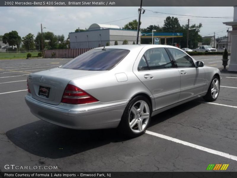 Brilliant Silver Metallic / Ash 2002 Mercedes-Benz S 430 Sedan