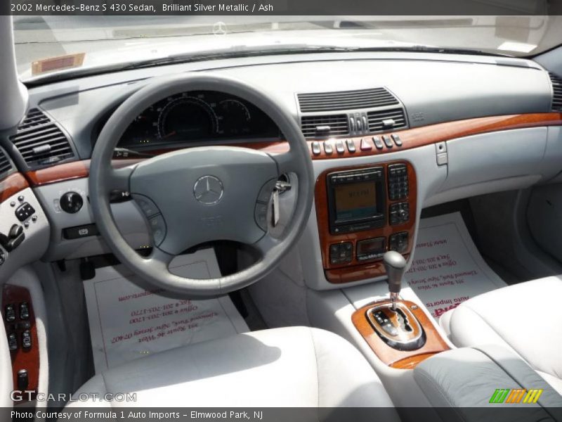Brilliant Silver Metallic / Ash 2002 Mercedes-Benz S 430 Sedan