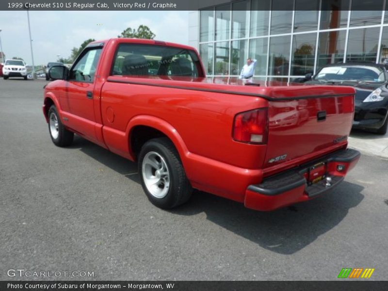 Victory Red / Graphite 1999 Chevrolet S10 LS Regular Cab