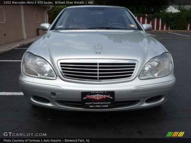 Brilliant Silver Metallic / Ash 2002 Mercedes-Benz S 430 Sedan