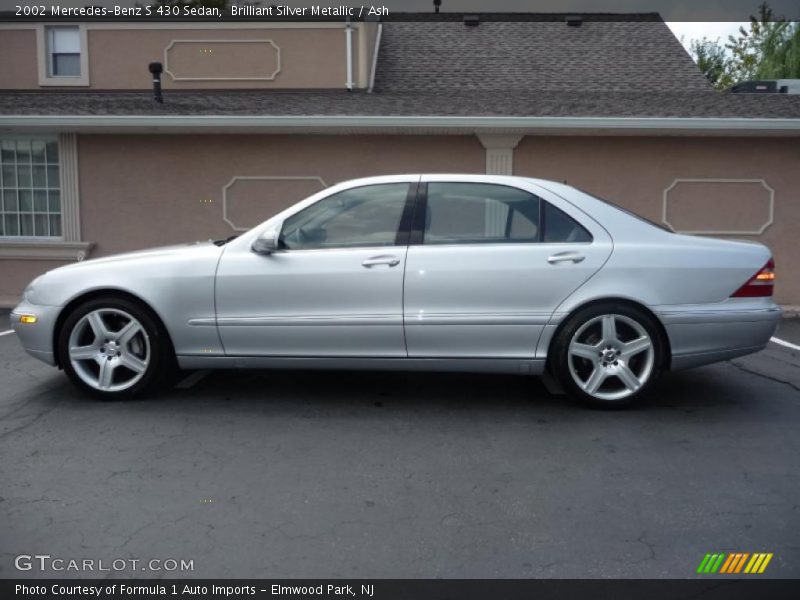 Brilliant Silver Metallic / Ash 2002 Mercedes-Benz S 430 Sedan