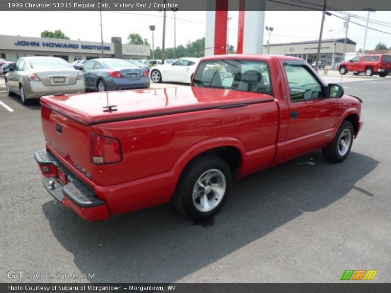 Victory Red / Graphite 1999 Chevrolet S10 LS Regular Cab