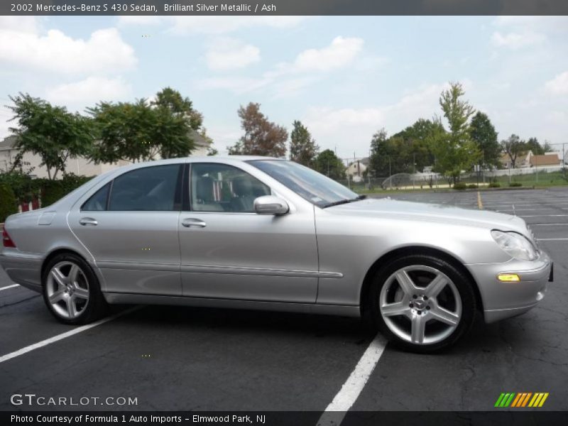 Brilliant Silver Metallic / Ash 2002 Mercedes-Benz S 430 Sedan
