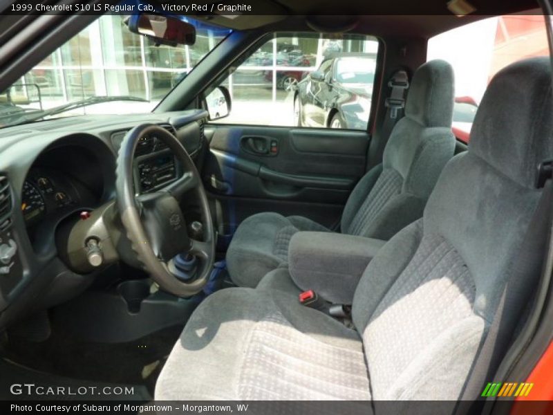Victory Red / Graphite 1999 Chevrolet S10 LS Regular Cab