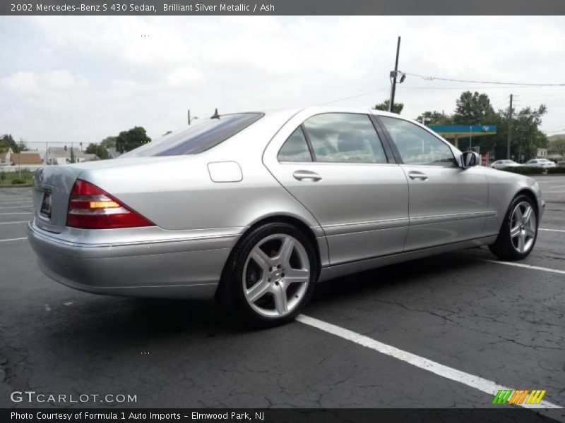 Brilliant Silver Metallic / Ash 2002 Mercedes-Benz S 430 Sedan