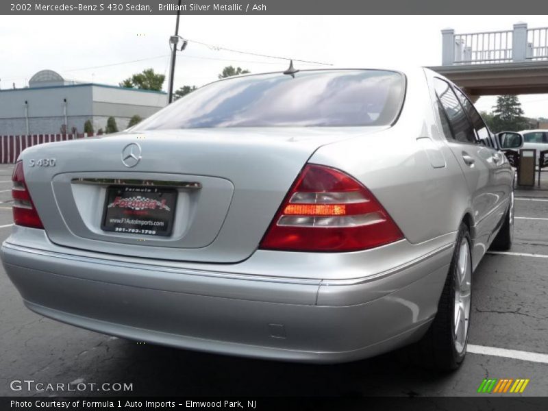 Brilliant Silver Metallic / Ash 2002 Mercedes-Benz S 430 Sedan