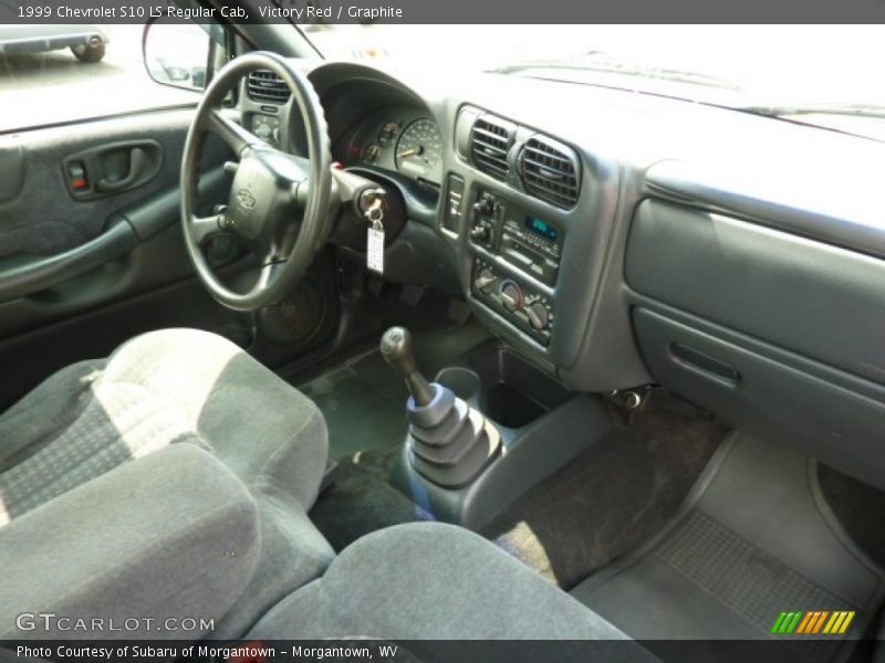 Victory Red / Graphite 1999 Chevrolet S10 LS Regular Cab