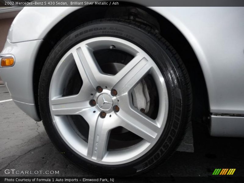 Brilliant Silver Metallic / Ash 2002 Mercedes-Benz S 430 Sedan