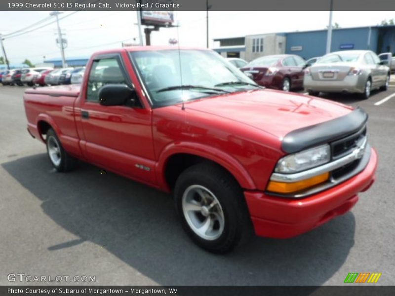 Victory Red / Graphite 1999 Chevrolet S10 LS Regular Cab