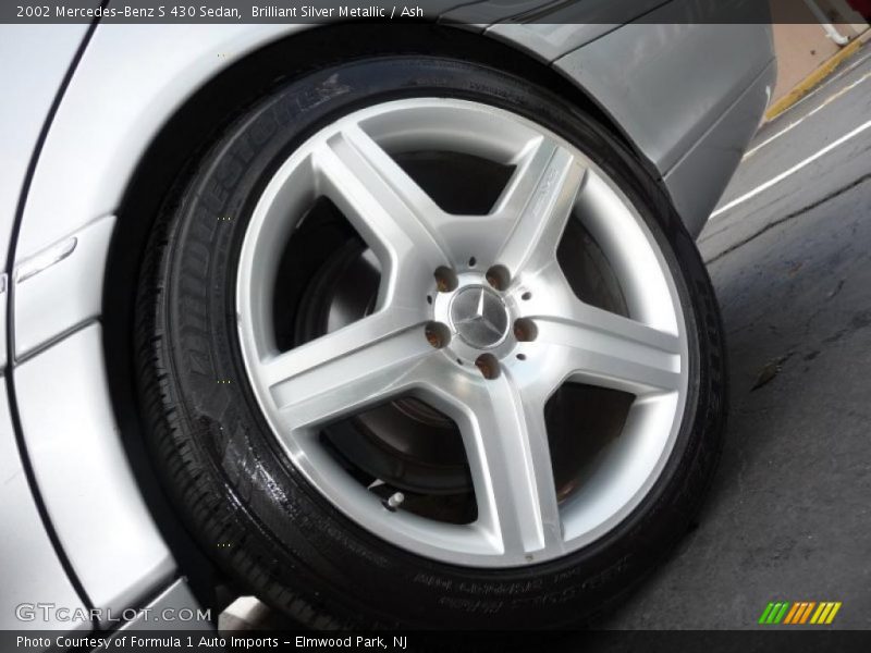 Brilliant Silver Metallic / Ash 2002 Mercedes-Benz S 430 Sedan