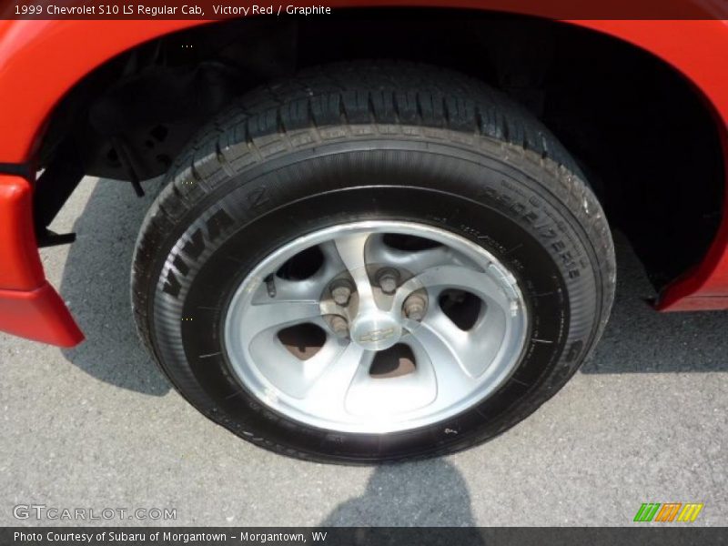 Victory Red / Graphite 1999 Chevrolet S10 LS Regular Cab