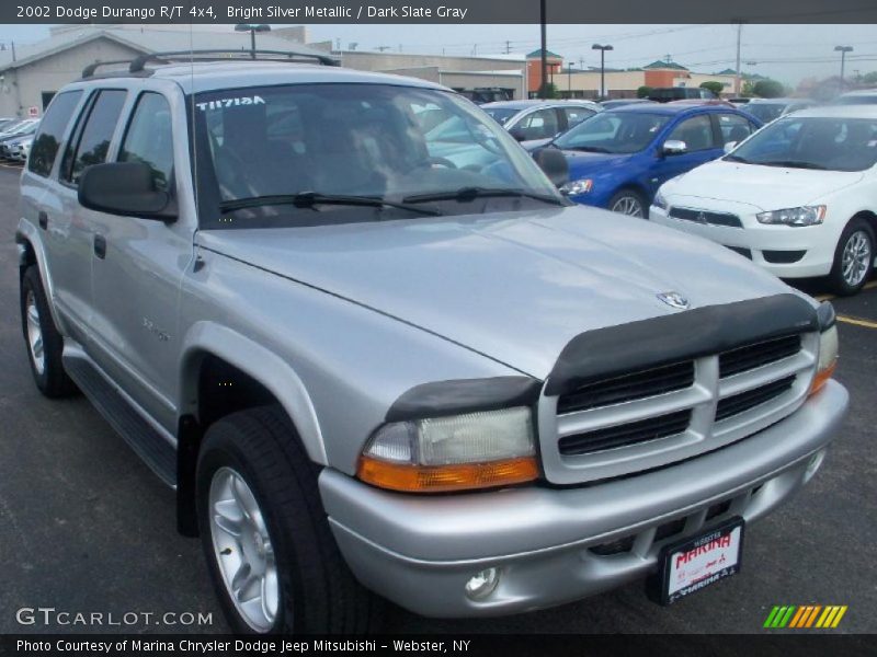 Bright Silver Metallic / Dark Slate Gray 2002 Dodge Durango R/T 4x4