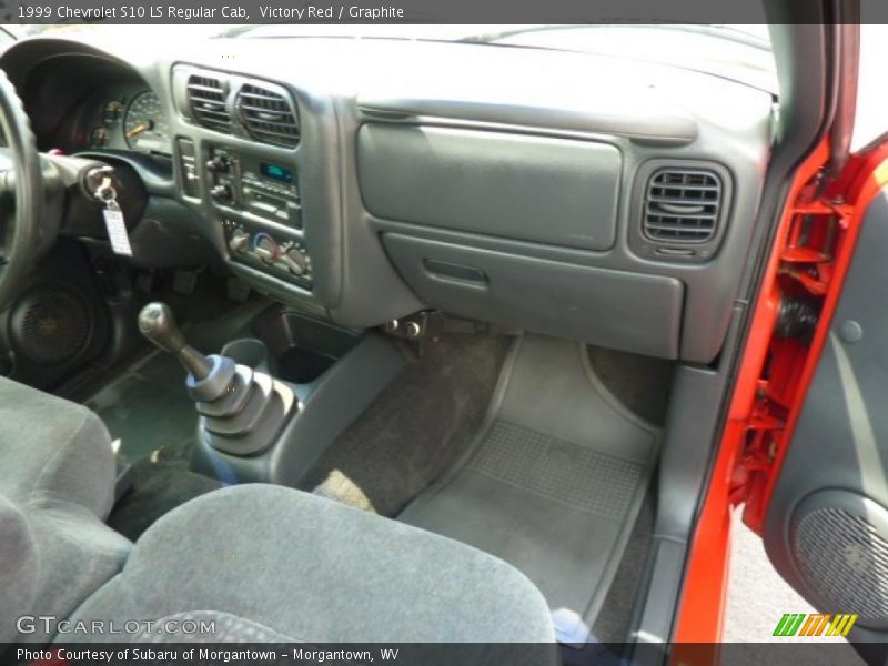 Victory Red / Graphite 1999 Chevrolet S10 LS Regular Cab