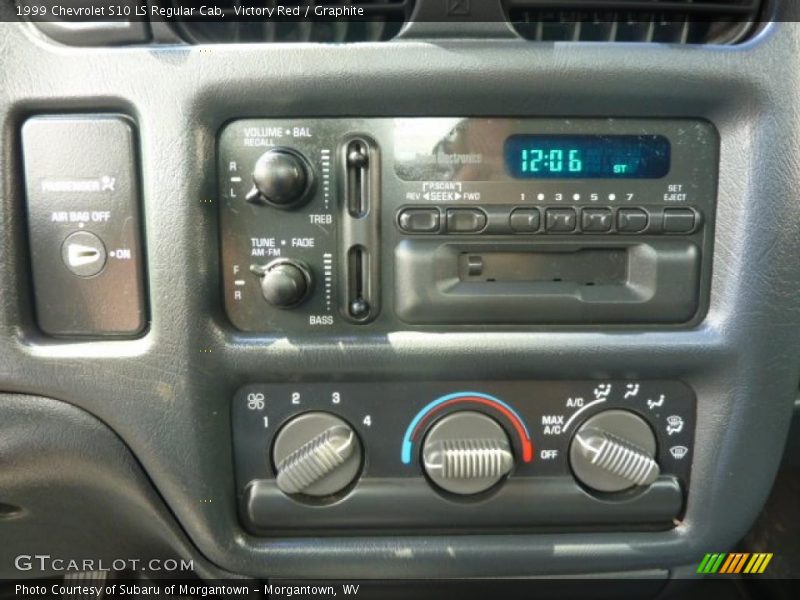 Victory Red / Graphite 1999 Chevrolet S10 LS Regular Cab