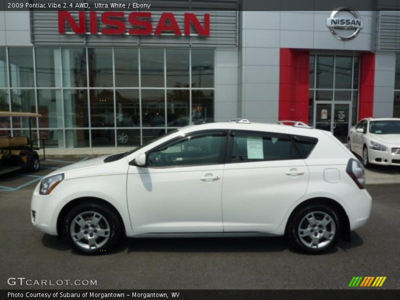 Ultra White / Ebony 2009 Pontiac Vibe 2.4 AWD