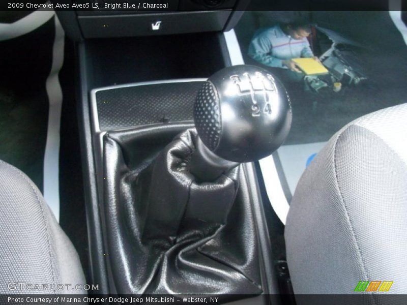 Bright Blue / Charcoal 2009 Chevrolet Aveo Aveo5 LS
