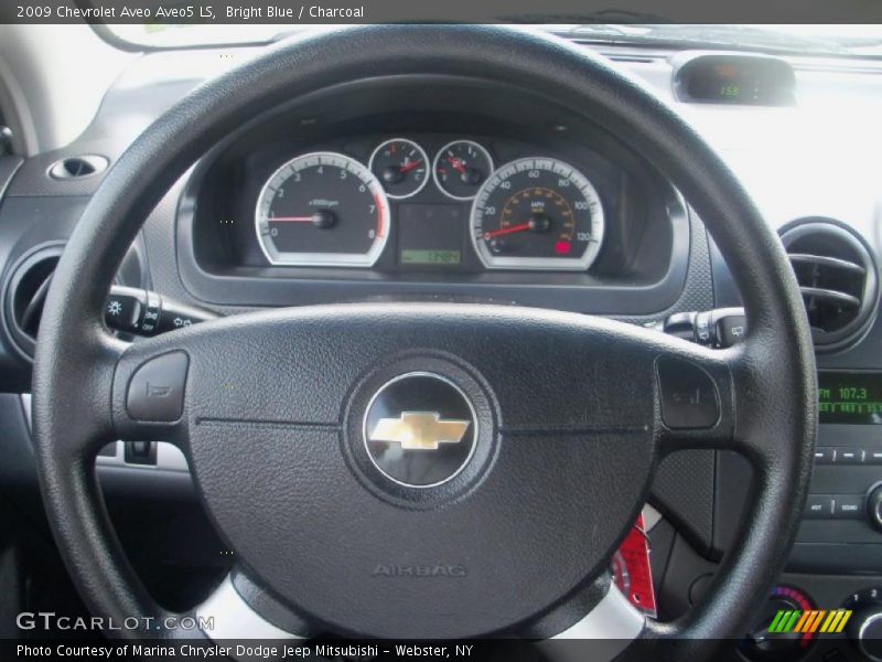 Bright Blue / Charcoal 2009 Chevrolet Aveo Aveo5 LS