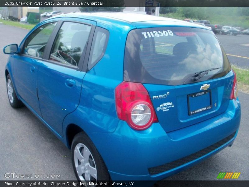 Bright Blue / Charcoal 2009 Chevrolet Aveo Aveo5 LS