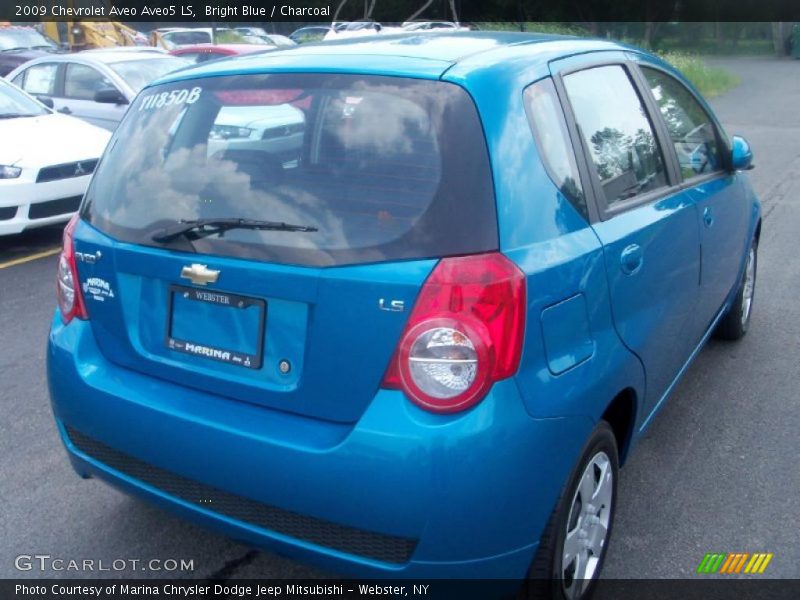 Bright Blue / Charcoal 2009 Chevrolet Aveo Aveo5 LS
