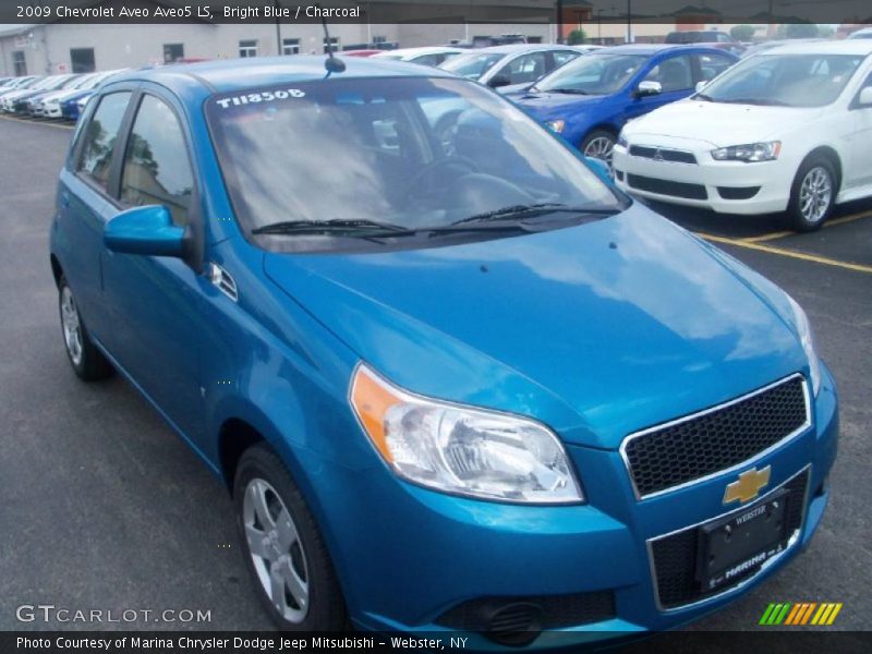 Bright Blue / Charcoal 2009 Chevrolet Aveo Aveo5 LS