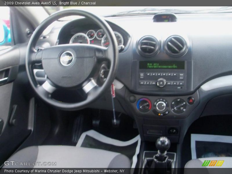 Bright Blue / Charcoal 2009 Chevrolet Aveo Aveo5 LS