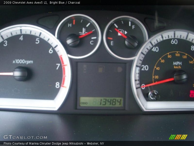 Bright Blue / Charcoal 2009 Chevrolet Aveo Aveo5 LS