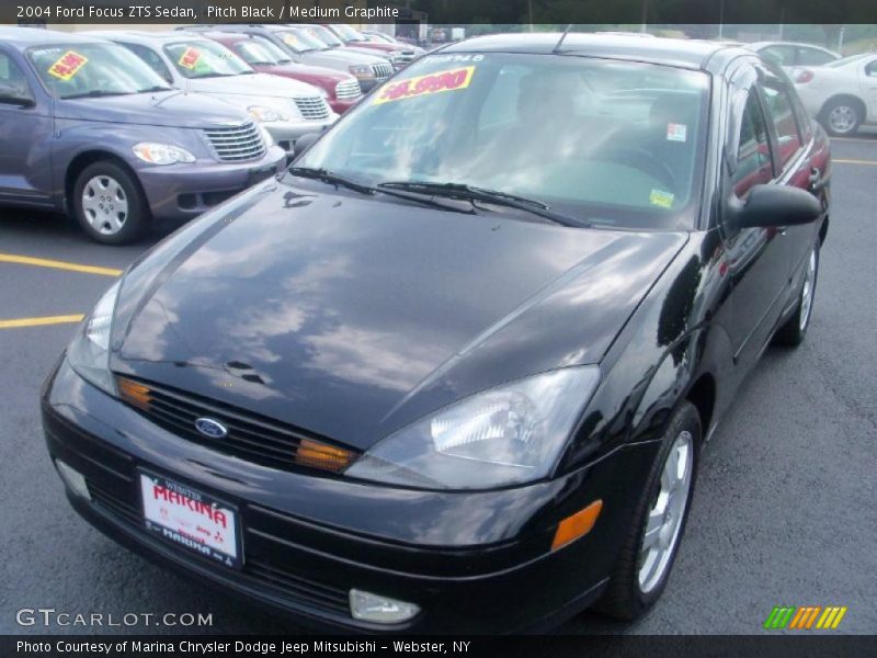 Pitch Black / Medium Graphite 2004 Ford Focus ZTS Sedan