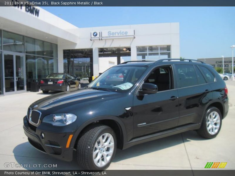 Black Sapphire Metallic / Black 2011 BMW X5 xDrive 35i