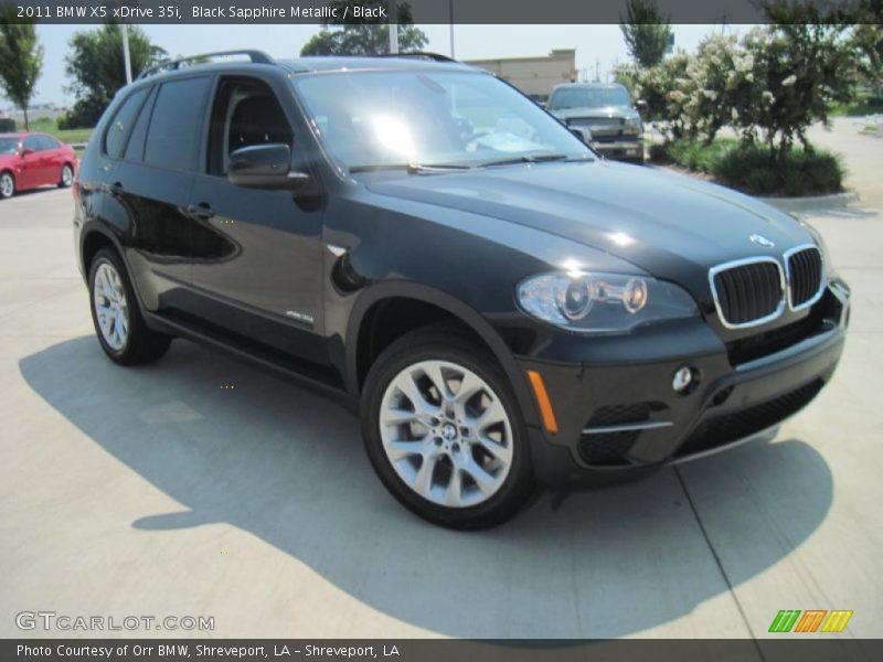 Black Sapphire Metallic / Black 2011 BMW X5 xDrive 35i