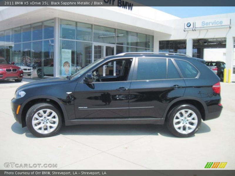 Black Sapphire Metallic / Black 2011 BMW X5 xDrive 35i