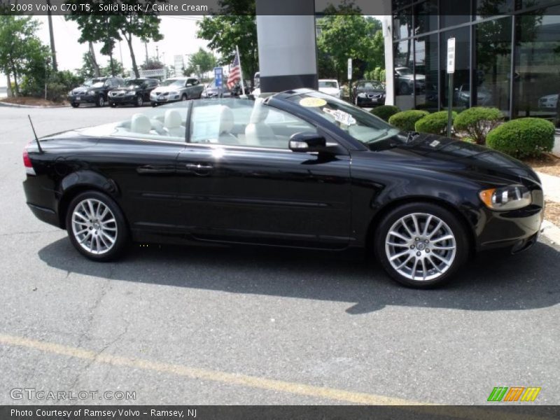 Solid Black / Calcite Cream 2008 Volvo C70 T5