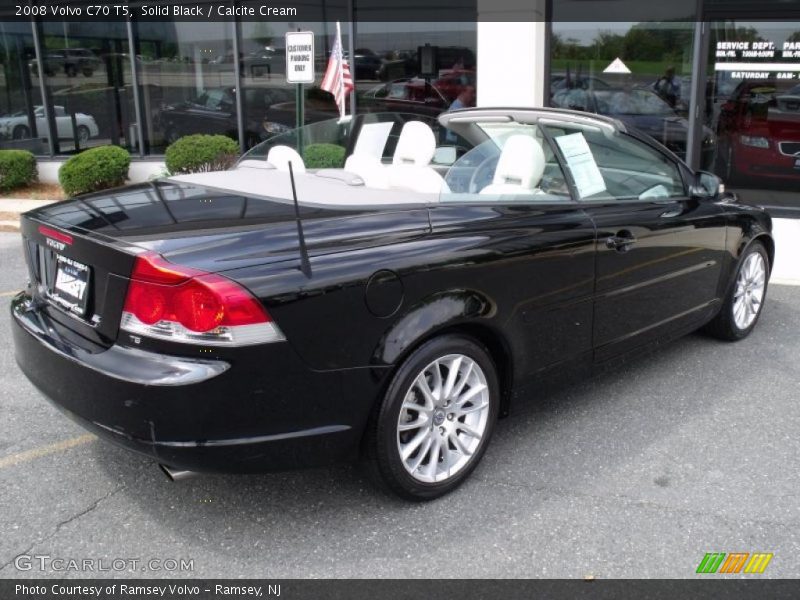 Solid Black / Calcite Cream 2008 Volvo C70 T5