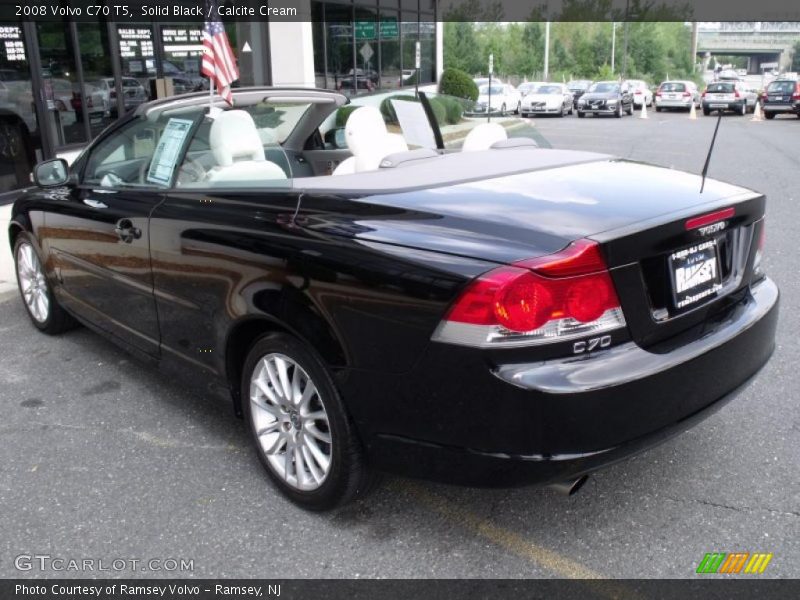 Solid Black / Calcite Cream 2008 Volvo C70 T5