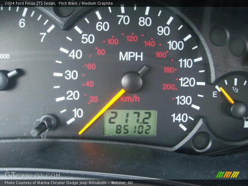 Pitch Black / Medium Graphite 2004 Ford Focus ZTS Sedan