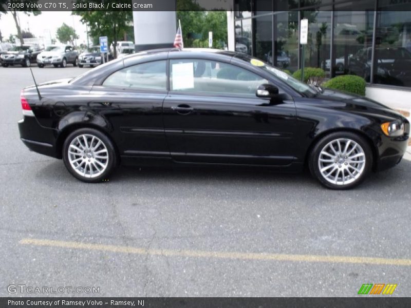 Solid Black / Calcite Cream 2008 Volvo C70 T5