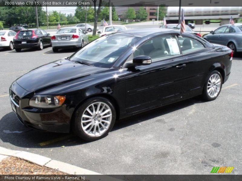 Solid Black / Calcite Cream 2008 Volvo C70 T5