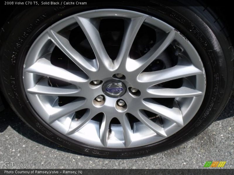 Solid Black / Calcite Cream 2008 Volvo C70 T5