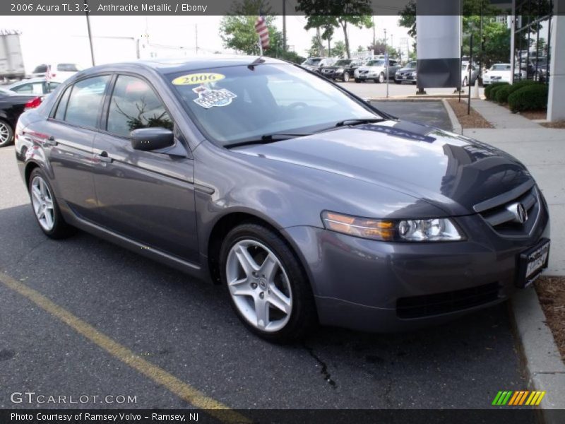 Anthracite Metallic / Ebony 2006 Acura TL 3.2