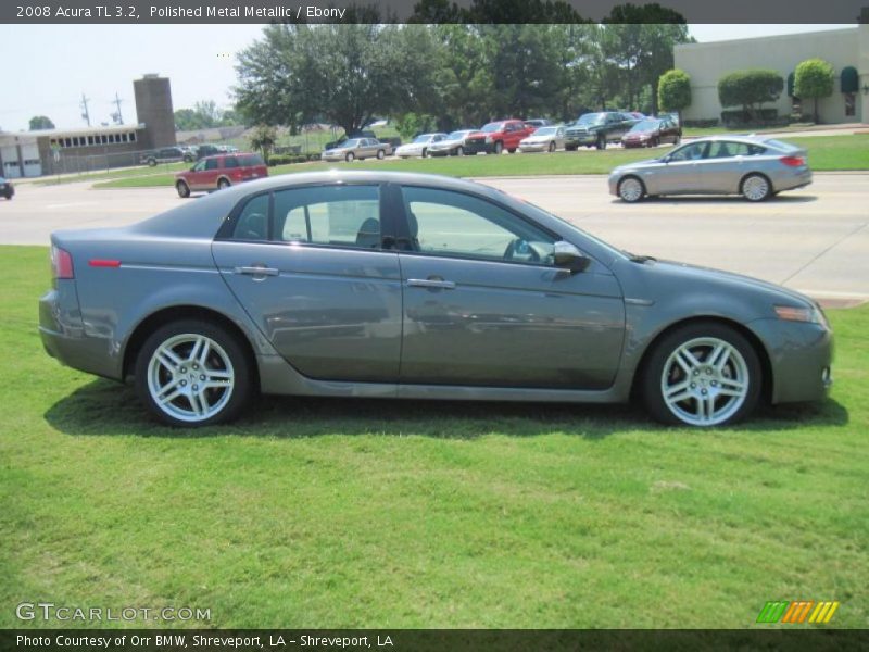 Polished Metal Metallic / Ebony 2008 Acura TL 3.2