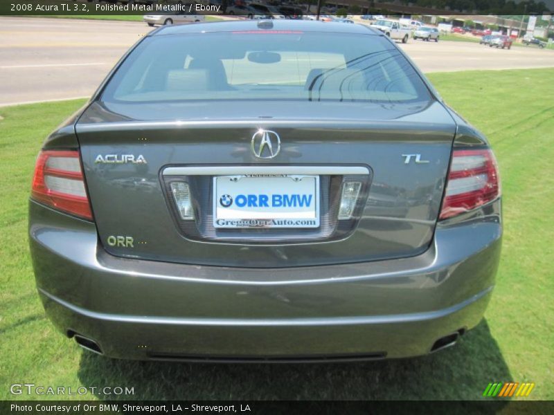Polished Metal Metallic / Ebony 2008 Acura TL 3.2