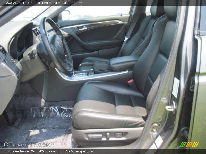 Polished Metal Metallic / Ebony 2008 Acura TL 3.2