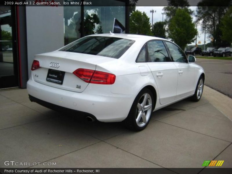 Ibis White / Black 2009 Audi A4 3.2 quattro Sedan