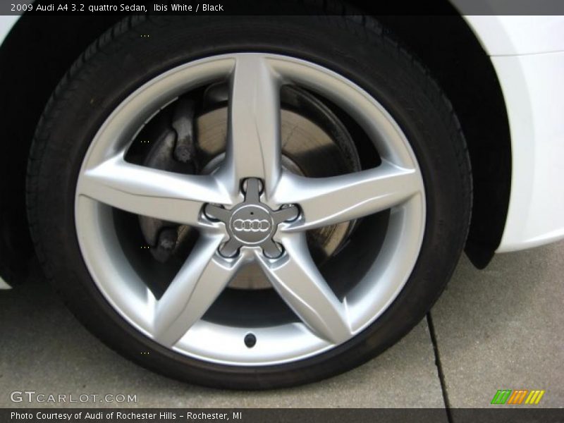 Ibis White / Black 2009 Audi A4 3.2 quattro Sedan