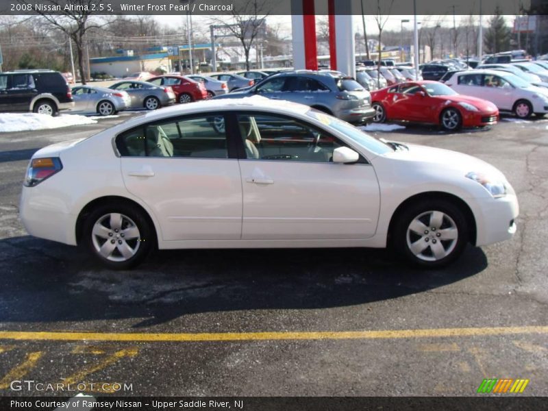 Winter Frost Pearl / Charcoal 2008 Nissan Altima 2.5 S