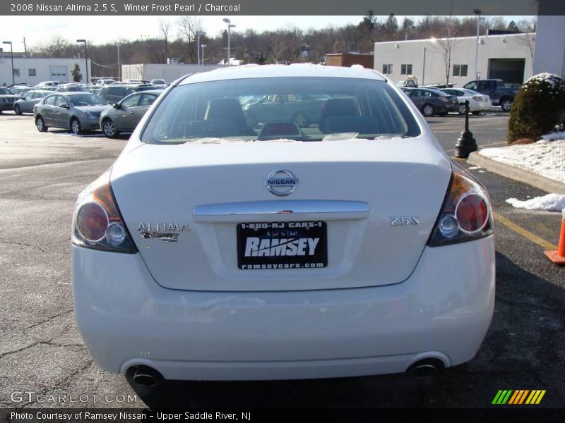 Winter Frost Pearl / Charcoal 2008 Nissan Altima 2.5 S