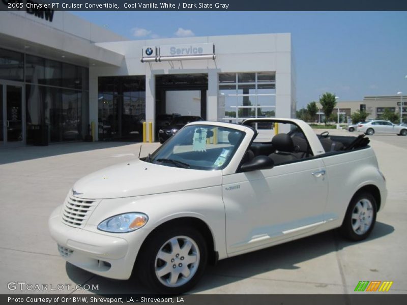 Cool Vanilla White / Dark Slate Gray 2005 Chrysler PT Cruiser Convertible