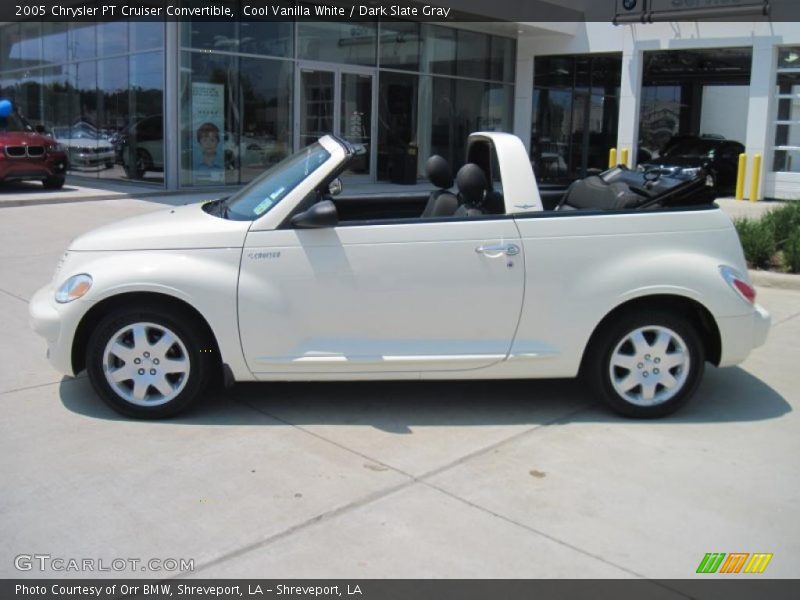 Cool Vanilla White / Dark Slate Gray 2005 Chrysler PT Cruiser Convertible