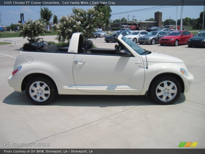 Cool Vanilla White / Dark Slate Gray 2005 Chrysler PT Cruiser Convertible