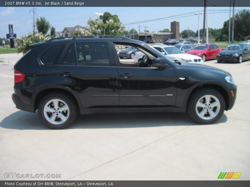 Jet Black / Sand Beige 2007 BMW X5 3.0si