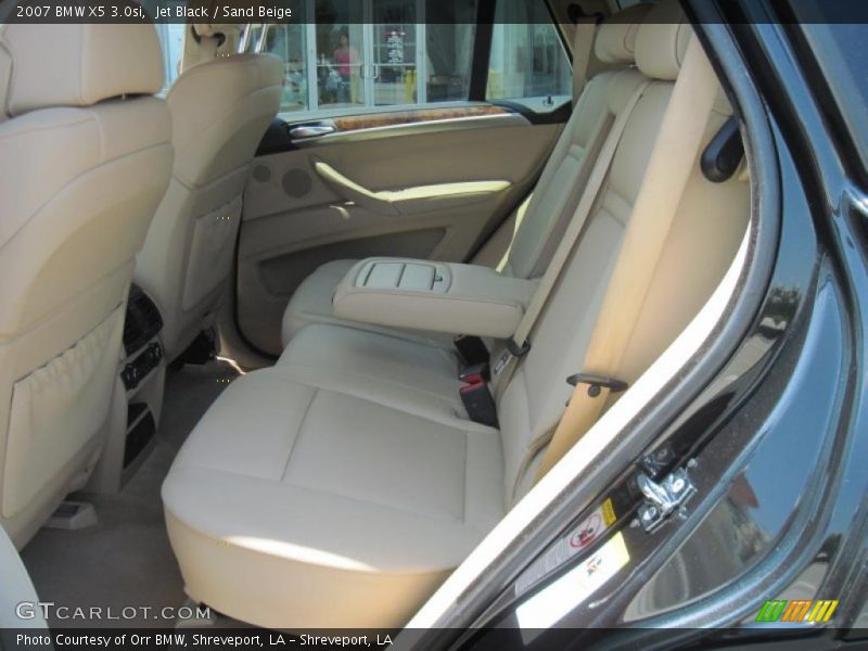 Jet Black / Sand Beige 2007 BMW X5 3.0si